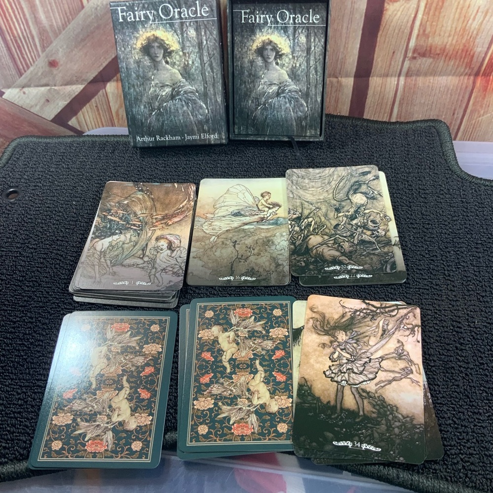 Fairy Oracle deck with booklet and box never used.